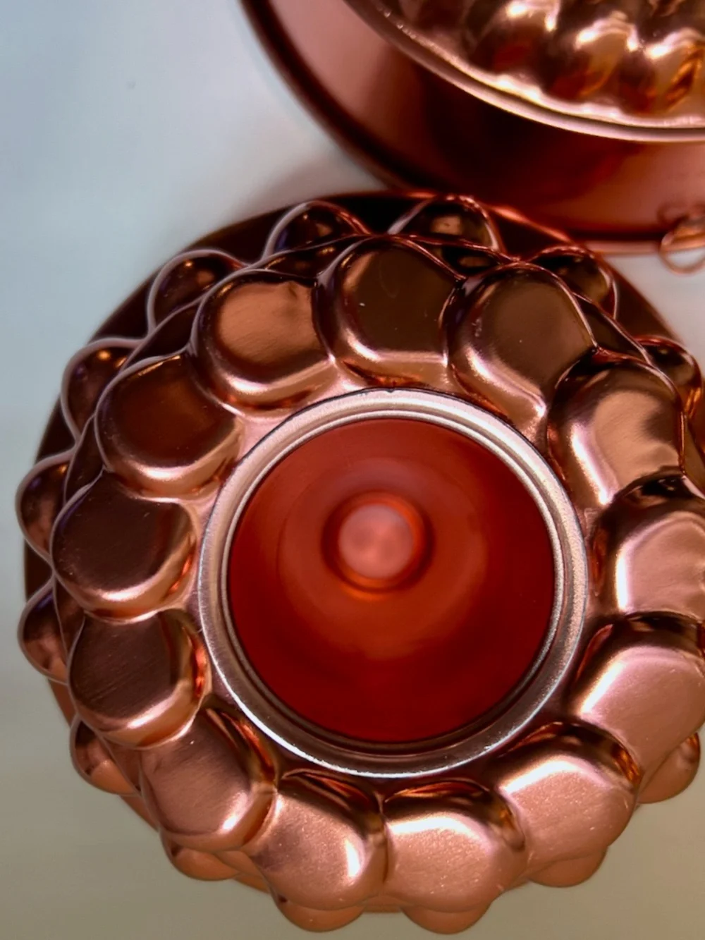 Vintage Set of 3 Copper Toned Aluminum Molds